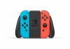 Nintendo Switch console with neon red&blue Joy-Con