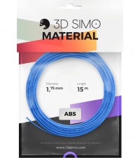 3Dsimo Filament ABS - modrá, zelená, žltá 15m