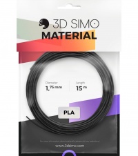 3Dsimo Filament PLA - čierna, zlatá, šedá 15m