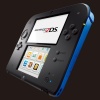 Nintendo 2DS Black & Blue + New Super Mario Bros 2