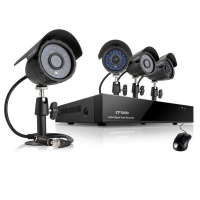SET ZMODO DVR Kit-4CH Recorder+4xCMOS IR Cam+2TB