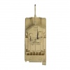 R/C Tank U.S. M1A1 Abrams Desert Yellow 1/72