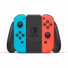 Nintendo Switch console with neon red&blue Joy-Con